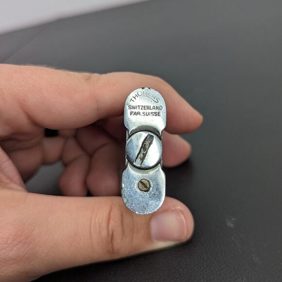 Vintage Thorens Bullet Lighter Swiss Made Chrome 1950s Art Deco Design Classic - Picture 6 of 9